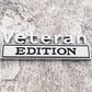 Veteran Edition - Emblem Sticker Badge, Funny Decals for Car, Truck, SUV, Motorcycle - TE008