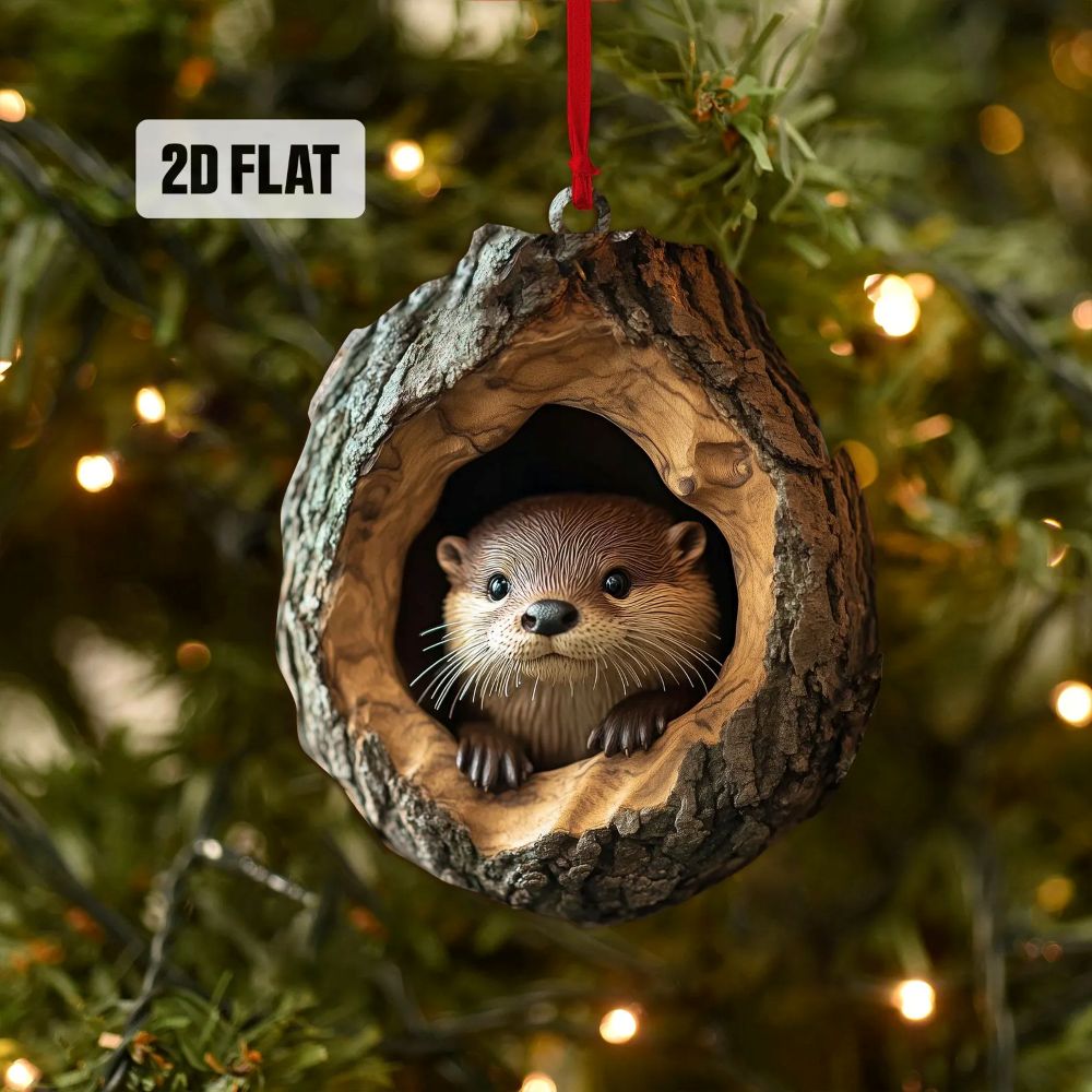Otter - Animal Christmas Ornament CH083