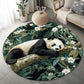 Lovely Panda - 3D Illusion Round Rug - H638
