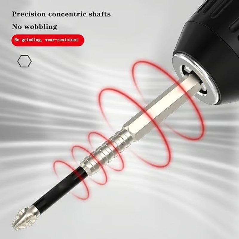 High-Magnetic Screwdriver Drill Bit Set