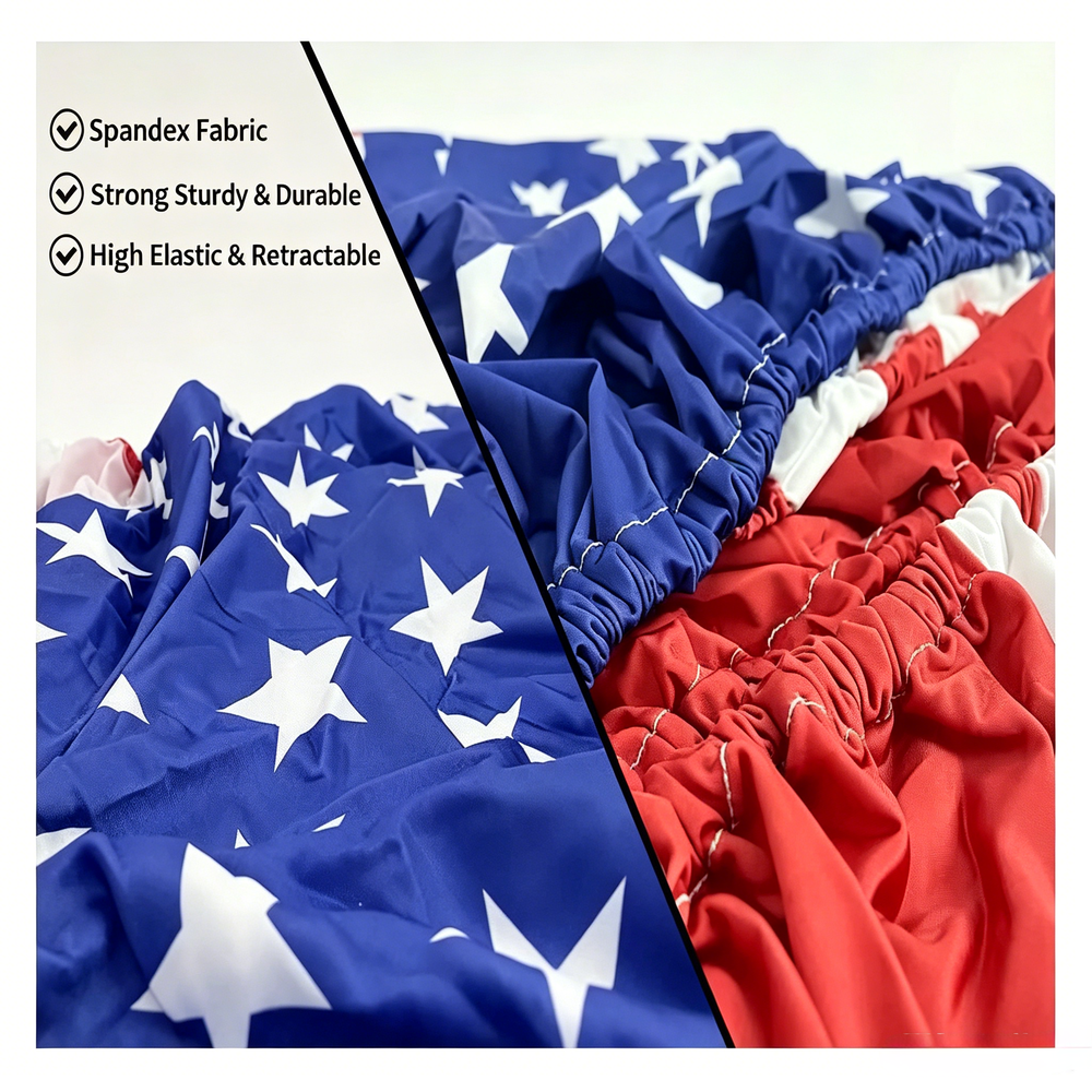 American Car Hood Flag