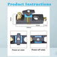 Heavy-Duty Copper Battery Disconnect Switch Universal 12V/24V Power Cut-Off