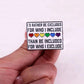 I'd Rather Be Excluded Pride Enamel Pin