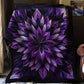 Mystic Purple Bloom Blanket - D216 - Premium Blanket