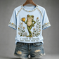 “I Could Be Meaner But Jesus Said No” Printed Casual T-Shirt