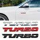 Turbo - Emblem Sticker Badge, Funny Decals for Car, Truck, SUV, Motorcycle - TE002