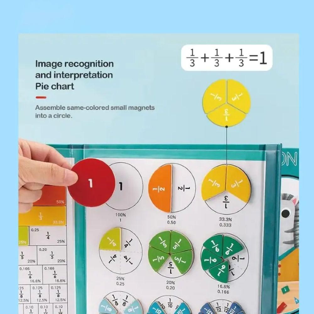 Magnetic Fraction Math Learning Book