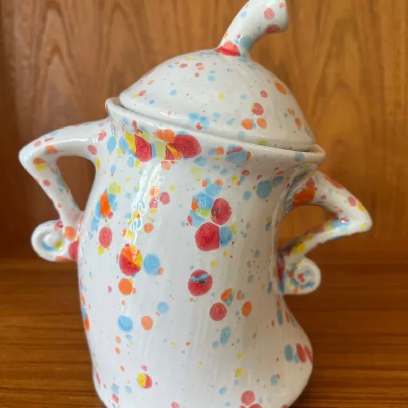 Handmade Canister With Attitude