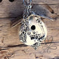 Birdhouse Sterling Silver Necklace - The 1951 "Magnolia" Silverware Birdhouse