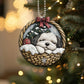 Havanese In Mini Baskets Ornament - MB040