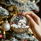 Havanese In Mini Baskets Ornament - MB040