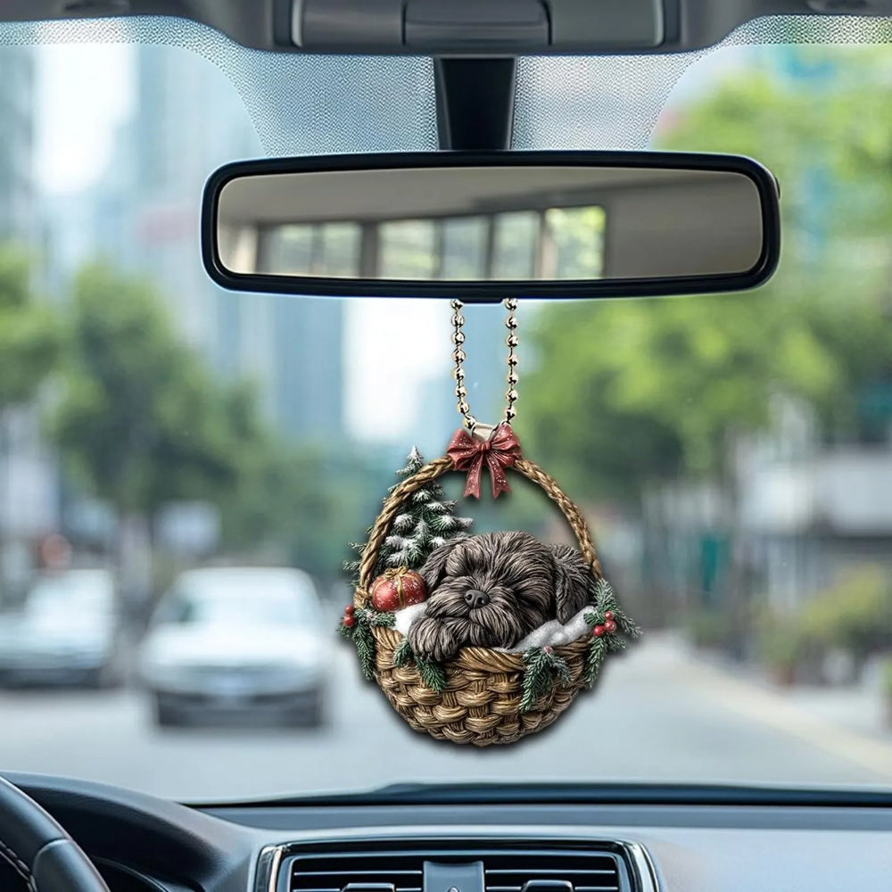 Bouvier Des Flandres In Mini Basket Ornament - MB044