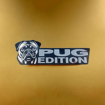 Dog Car Badge Laser Cutting Car Emblem