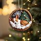 Basenji In Mini Baskets Ornament - MB046