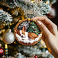 Basenji In Mini Baskets Ornament - MB046