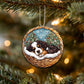 Bernedoodle In Mini Baskets Ornament - MB047