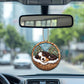 Bernedoodle In Mini Basket Ornament - MB047