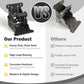 Heavy-Duty Folding Brackets with 90° Lock – Space-Saving Steel Hinges