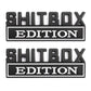 Shitbox Edition - Emblem Sticker Badge, Funny Decals for Car, Truck, SUV, Motorcycle - TE016