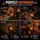 Pumpkin Moon Garden Stake Light