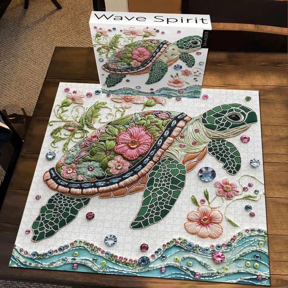 Wave Spirit Jigsaw Puzzle 1000 Pieces - Turtle