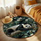 Lovely Panda - 3D Illusion Round Rug - H638