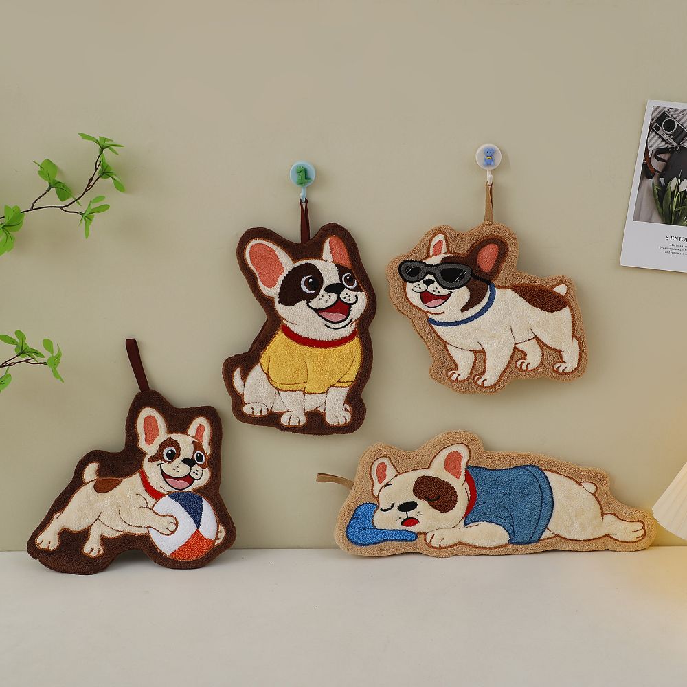 Adorable Dog Hand Towels - H552
