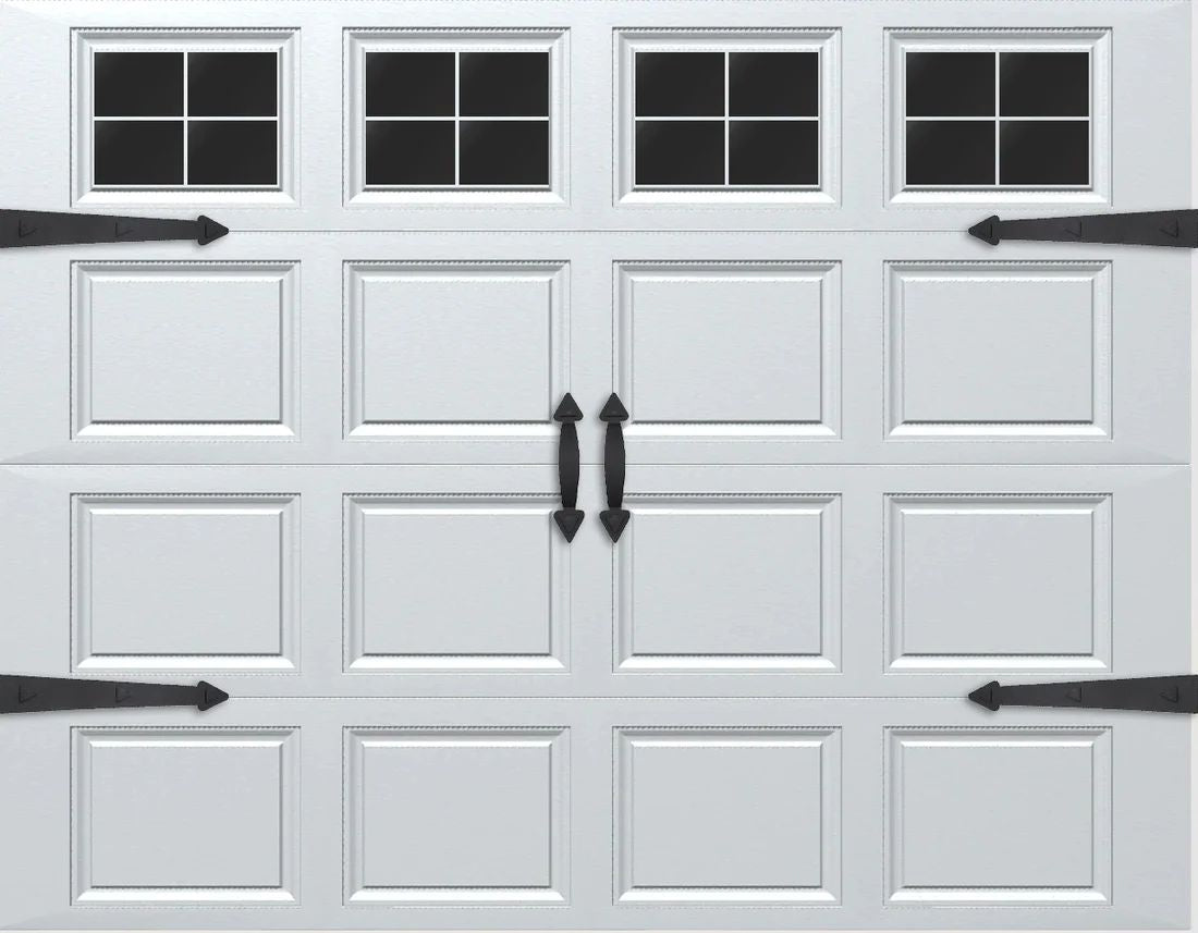 Prestige Complete Garage Accent Kit – Hinges, Handles & Windows (22-PCS)