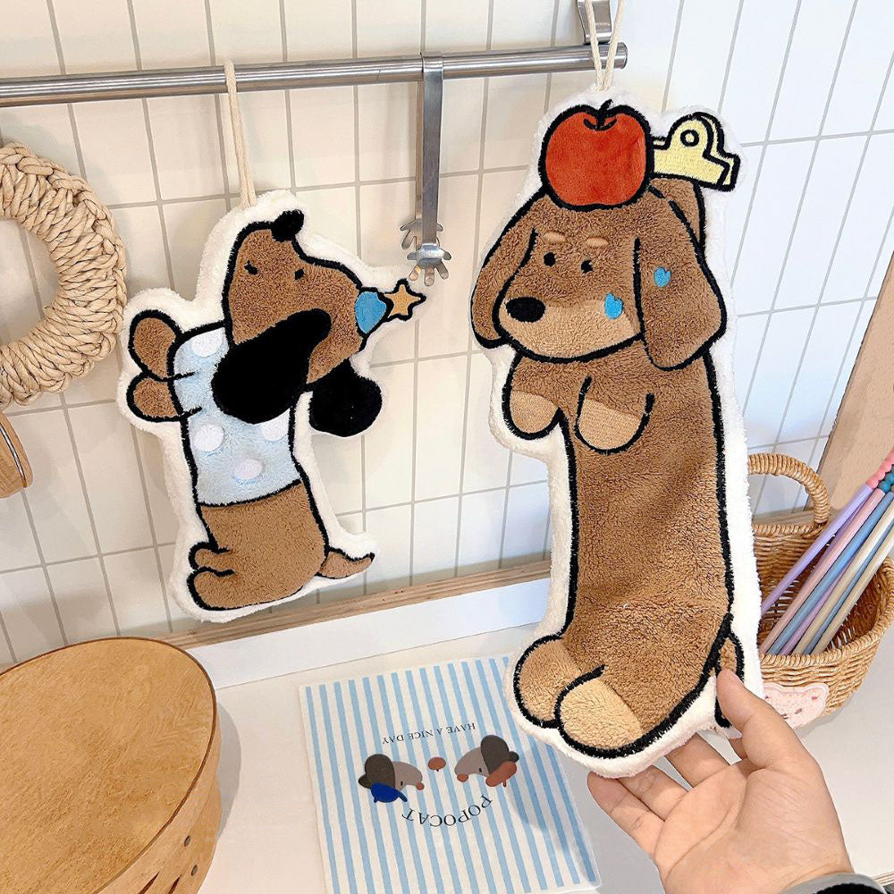 Adorable Dog Hand Towels - H553