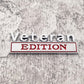 Veteran Edition - Emblem Sticker Badge, Funny Decals for Car, Truck, SUV, Motorcycle - TE008