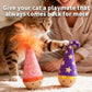 Wooden Wobble Cat Toy