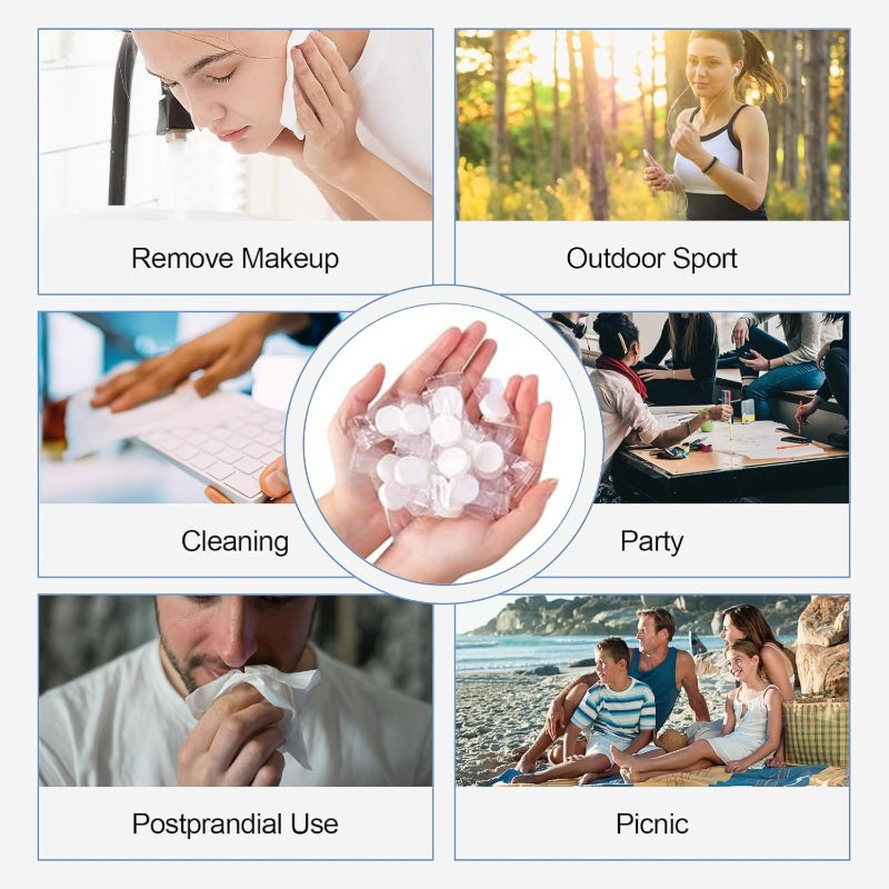 Compressed Towel Tablets
