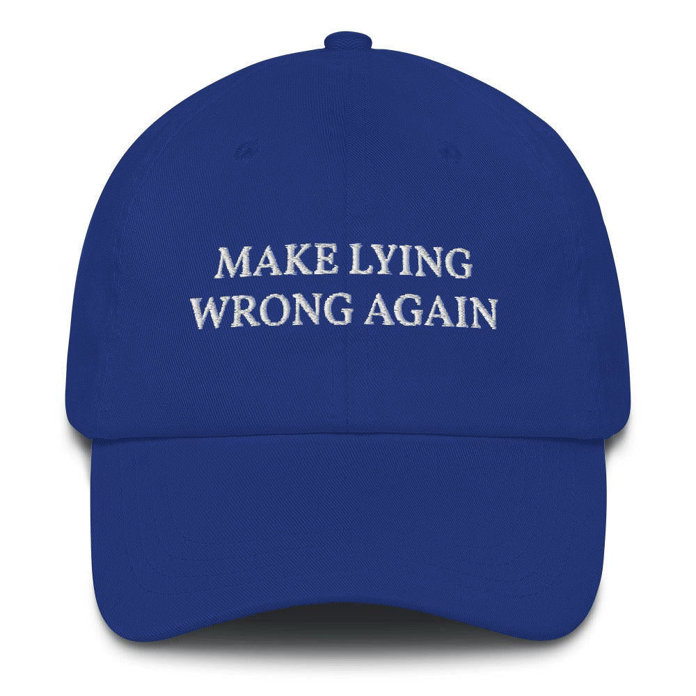 Make Lying Wrong Again Hat