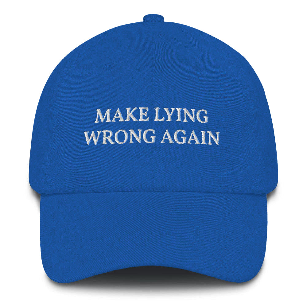 Make Lying Wrong Again Hat