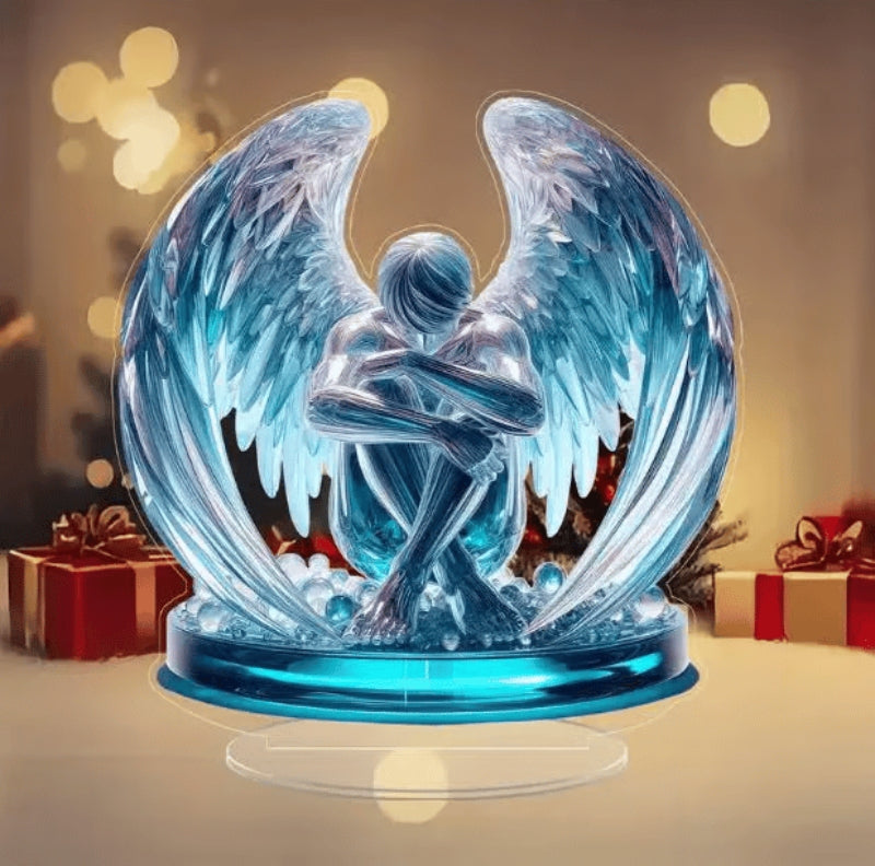 Gorgeous Angel Wings Cross Decoration
