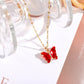 Crystal Butterfly Necklace