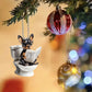 Miniature Pinscher - Dog Sitting On Toilet Ornament  OT053