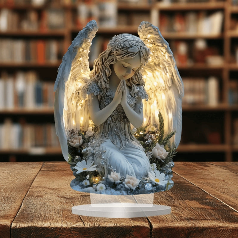 Gorgeous Angel Wings Cross Decoration