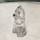 Dog Hair Collector Keychain Charm Memorial Storage Box