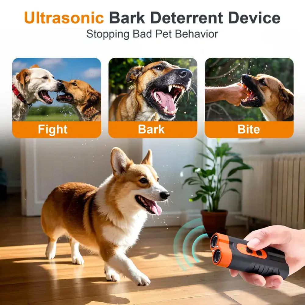 Ultrasonic Dog Barking Deterrent Training Tool