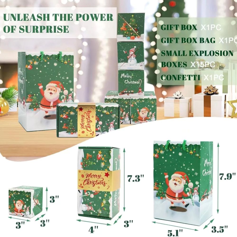 Surprise Gift Box Explosion Unique Folding Bouncing Red Envelope Cash Box