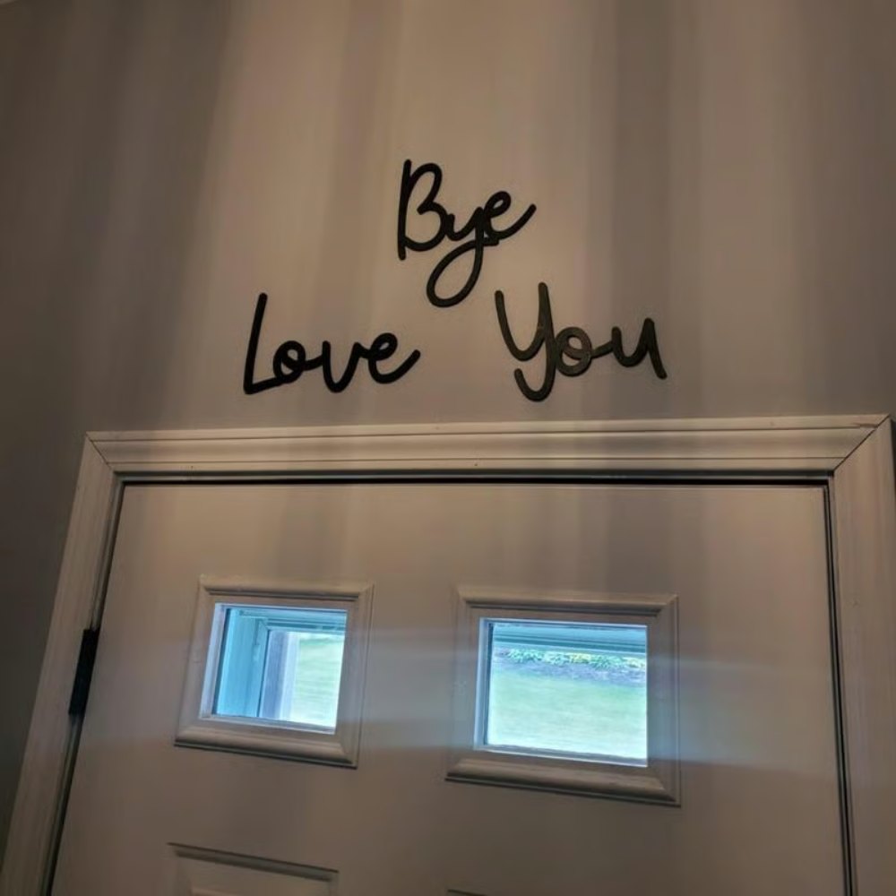 Wooden Wall Hanging Sign Decoration