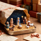 Mini Christmas Nativity Set In A Tin Box