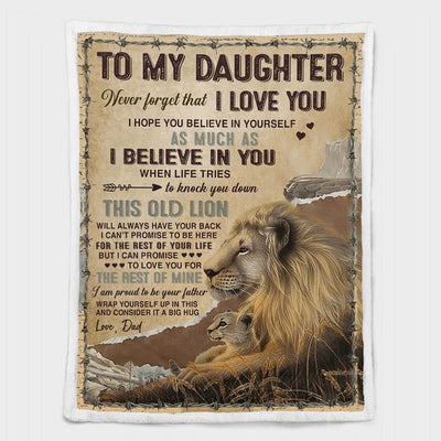 I Believe In You - A933 - Lion Premium Blanket