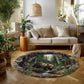 Forest Bear - 3D Illusion Round Rug - H636