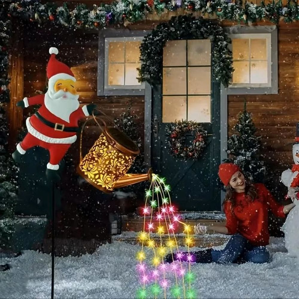 Christmas Solar Kettle Lights Garden Lawn Decorative Lights