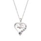 Bone Heart Paw Necklace