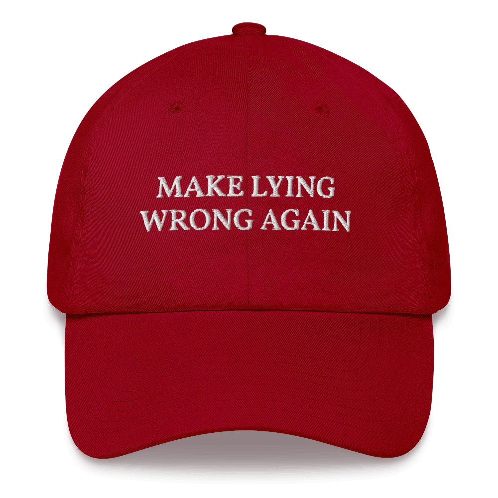 Make Lying Wrong Again Hat