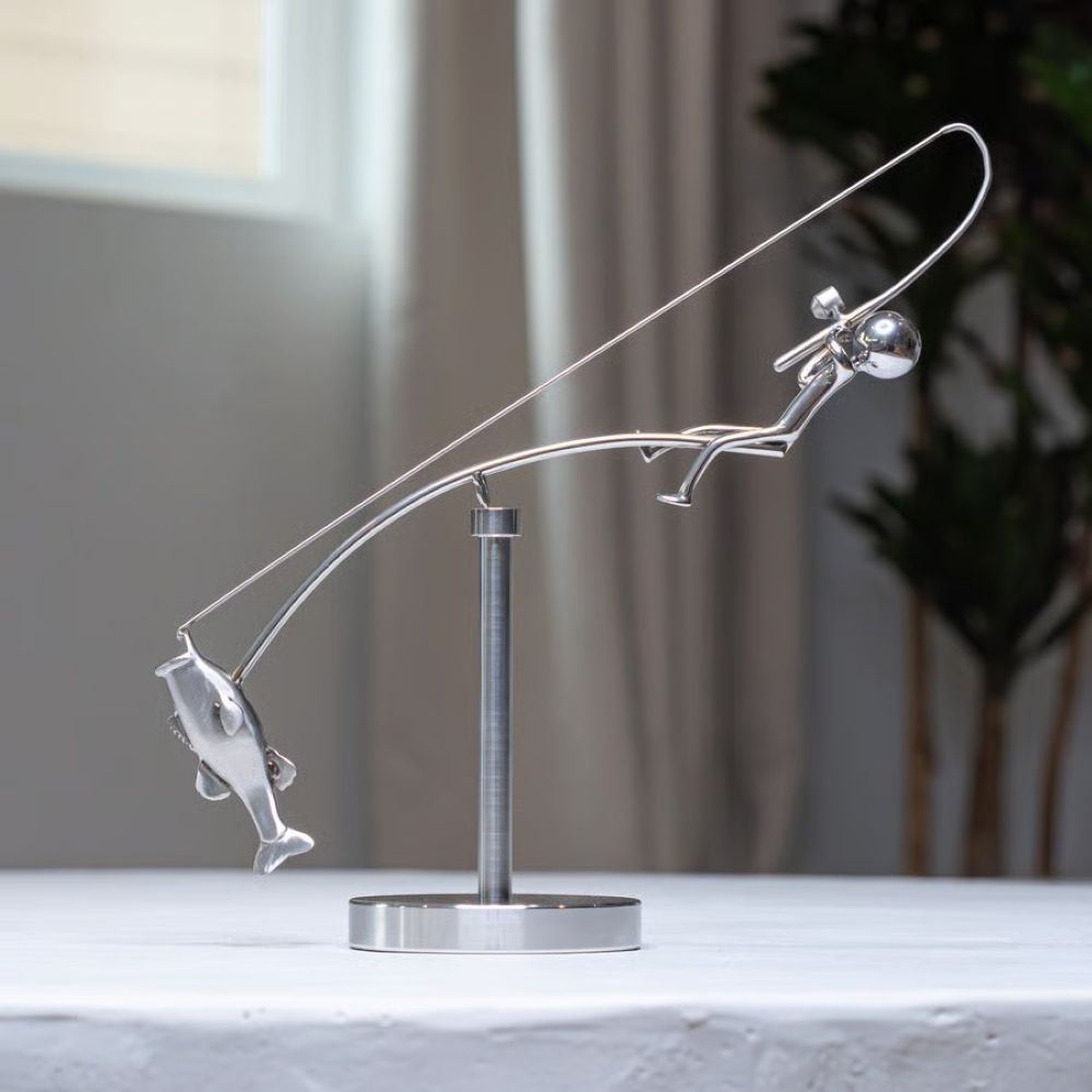 The Fisherman Balancing Sculpture