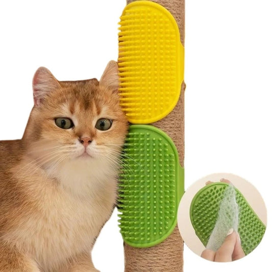 Silicone Grooming Strap Pad – 2-in-1 Self-Groomer